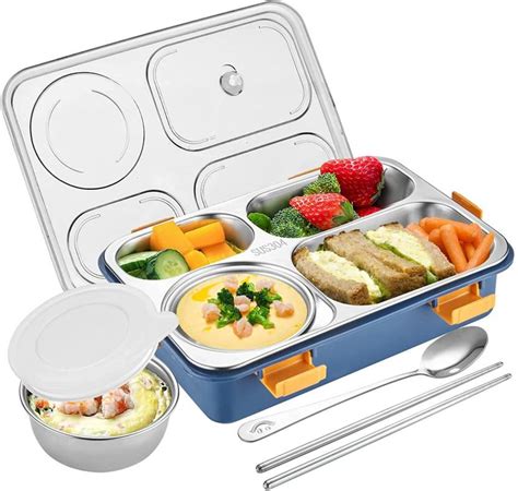 kids stainless steel bento box|stainless lunch box for kids.